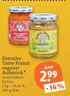 Tante Franzi veganer Aufstrich von Simmler im aktuellen tegut Prospekt für 2,99 €