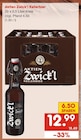 Aktuelle Bier Angebote bei Netto Marken-Discount in Albstadt Aktuelles Zwick'l Kellerbier Angebot bei Netto Marken-Discount in Albstadt ab 12,99 €