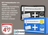 KFZ-Verbandtasche im Angebot bei GLOBUS in Saarbrücken KFZ-Verbandtasche Angebote von carttrend bei GLOBUS Saarbrücken für 4,99 €