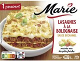 Lasagnes à la bolognaise - MARIE dans le catalogue Supermarchés Match