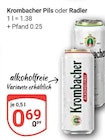 Pils im Angebot bei GLOBUS in Datteln Pils Angebote von Krombacher bei GLOBUS Datteln für 0,69 €