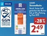 Stremellachs von ALMARE für 2,49 € bei ALDI SÜD im Angebot Stremellachs von ALMARE im aktuellen ALDI SÜD Prospekt