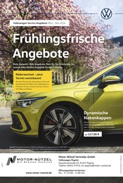 Volkswagen Prospekt für Pegnitz: "Frühlingsfrische Angebote", 1 Seite, 01.03.2024 - 31.05.2024