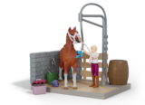 Lavage de chevaux de Sofia 5 ans - Schleich dans le catalogue JouéClub