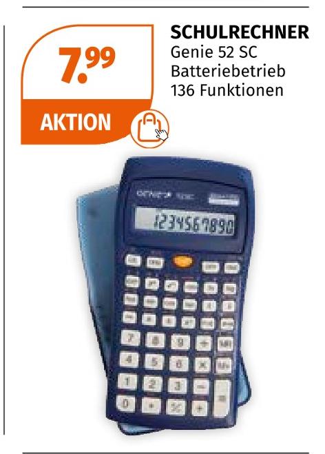 TEDi Taschenrechner Angebot ᐅ Finde den Preis im aktuellen Prospekt