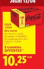 Coca-Cola Zéro sucres - Lidl Coca-Cola Zéro sucres à 10,25 € dans le catalogue Lidl