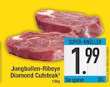 Jungbullen-Ribeye Diamond Cutsteak für 1,99 € bei EDEKA im Angebot Jungbullen-Ribeye Diamond Cutsteak im aktuellen EDEKA Prospekt