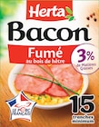 Bacon Fumé 15 Tranches - HERTA dans le catalogue Intermarché Super