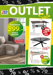 Aktueller Zurbrüggen Prospekt mit Couchtisch, "OUTLET SALE!", Seite 3