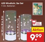 Aktuelles LED Windlicht, 2er Set Angebot bei Netto Marken-Discount in Wuppertal ab 9,99 €