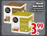 Kaffeekapseln im Angebot bei EDEKA in Ingolstadt Kaffeekapseln Angebote von Nescafé Dolce Gusto bei EDEKA Ingolstadt für 3,99 €