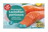 Lachs Filetportionen von Ocean Sea im aktuellen Lidl Prospekt für 4,39 €