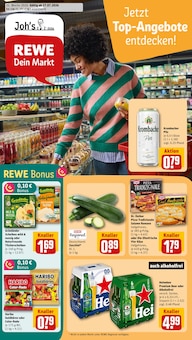 REWE Prospekt Dein Markt mit 18 Seiten