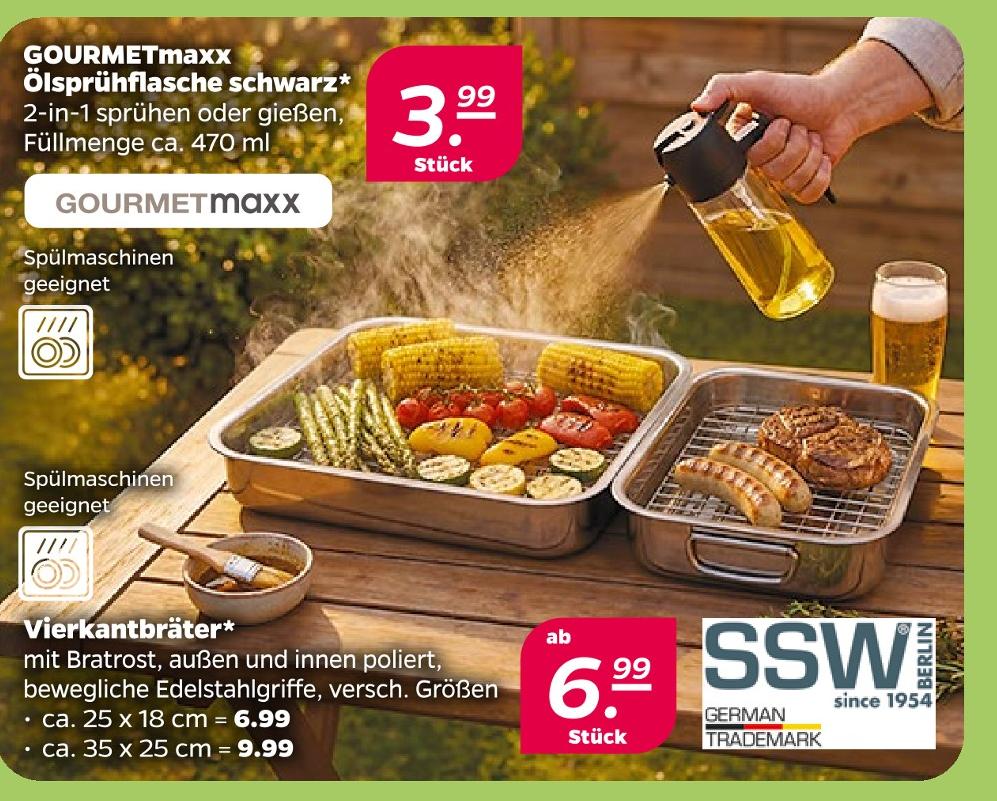 Ölsprühflasche schwarz