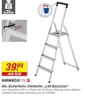 Alu-Sicherheits-Stehleiter „L40 BasicLine“ im Angebot bei toom Baumarkt in Hannover Alu-Sicherheits-Stehleiter „L40 BasicLine“ Angebote von selekta by bei toom Baumarkt Hannover für 39,99 €