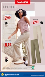 Pantalon Femme Angebote im Prospekt "Le vrai prix des bonnes choses" von Lidl auf Seite 14