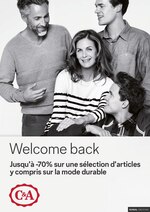 Catalogue C&A à Toulon, avec 1 pages Prospectus C&A à Toulon, "Welcome back", 1 pages, 12/05/2020 - 30/06/2020