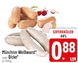 Münchner Weißwurst im EDEKA Prospekt Münchner Weißwurst im aktuellen EDEKA Prospekt für 0,88 €