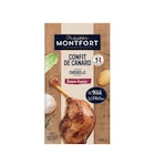 Cuisses de canard confites - MONTFORT en promo chez Carrefour Cuisses de canard confites - MONTFORT dans le catalogue Carrefour