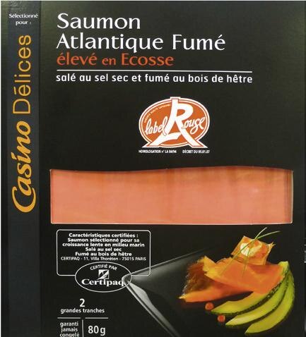 Saumon Atlantique Fumé Label Rouge