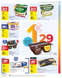 Offre Activia dans le catalogue Carrefour du moment à la page 27