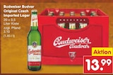 Original Czech Imported Lager Angebote von Budweiser Budvar bei Netto Marken-Discount Heide für 13,99 €