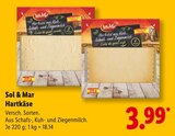 Hartkäse von Sol & Mar für 3,99 € bei Lidl im Angebot Hartkäse von Sol & Mar im aktuellen Lidl Prospekt