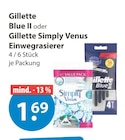 Blue II von Gillette im aktuellen V-Markt Prospekt für 1,69 €