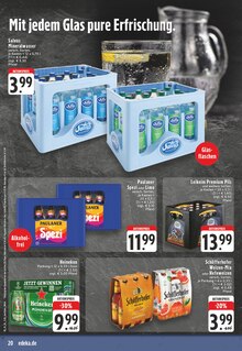 Bier im aktuellen EDEKA Prospekt (Dinslaken) Bier im EDEKA Prospekt "Aktuelle Angebote" mit 28 Seiten (Dinslaken)