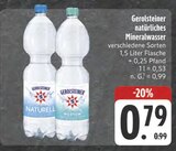 natürliches Mineralwasser im Angebot bei EDEKA in Bautzen natürliches Mineralwasser Angebote von Gerolsteiner bei EDEKA Bautzen für 0,79 €