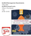 Norwegischer Räucherlachs bei GLOBUS im Prospekt "" für 3,49 €