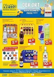 Energydrink im aktuellen Netto Marken-Discount Prospekt (Lahr (Schwarzwald)) Energydrink im Netto Marken-Discount Prospekt "DER ORT, AN DEM DU IMMER AUSGEZEICHNETE PREISE FINDEST." mit 2 Seiten (Lahr (Schwarzwald))