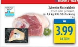 Schweine Hintereisbein bei diska im Pegnitz Prospekt für 3,99 €