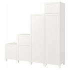 Kleiderschrank mit 6 Türen weiß/Sannidal weiß von PLATSA für 597,00 € bei IKEA im Angebot Kleiderschrank mit 6 Türen weiß/Sannidal weiß von PLATSA im aktuellen IKEA Prospekt