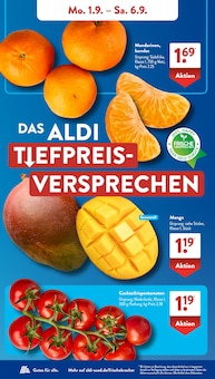ALDI SÜD Prospekt der aktuellen Woche, gültig von 01.09.2025 bis 06.09.2025 Aktueller ALDI SÜD Prospekt "Gutes für Alle." mit 45 Seiten