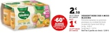 Promo Dessert Bébé des 4 Mois Pommes Bananes à 3,50 € dans le catalogue U Express à Jullouville