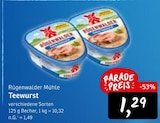 Teewurst bei Konsum im Prospekt "" für 1,29 €