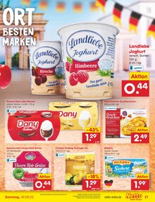 Cola Angebot im Netto Marken-Discount Prospekt, gültig von 25.09.2023 bis 30.09.2023 Cola Angebot im aktuellen Netto Marken-Discount Prospekt auf Seite 21