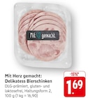 EDEKA - Mit Herz gemacht: Delikatess Bierschinken Angebot im Prospekt Mit Herz gemacht: Delikatess Bierschinken bei EDEKA im Prospekt "" für 1,69 €
