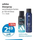 Deospray von adidas im aktuellen V-Markt Prospekt für 2,49 €