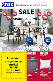 Aktueller JYSK Möbel & Einrichtung Prospekt in Höhn und Umgebung, "Scandinavian Sleeping & Living - SPARE BIS ZU 70%" mit 9 Seiten, 08.06.2025 - 12.07.2025