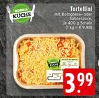 Aktuelles Tortellini mit Bolognese- oder Sahnesauce Angebot bei EDEKA in Neuss ab 3,99 €