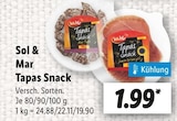 Tapas Snack von Sol & Mar für 1,99 € bei Lidl im Angebot Tapas Snack von Sol & Mar im aktuellen Lidl Prospekt