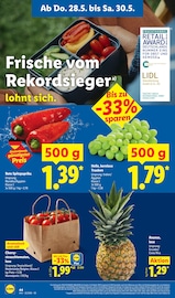 Weintrauben im Lidl Prospekt in Jena Aktueller Lidl Prospekt mit Weintrauben, "LIDL LOHNT SICH", Seite 66