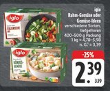 Rahm-Gemüse im Angebot bei E center in Bamberg Rahm-Gemüse Angebote von iglo bei E center Bamberg für 2,39 €