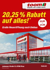 Aktueller toom Baumarkt Baumärkte Prospekt in Stolpen und Umgebung, "Respekt, wer's selber macht." mit 4 Seiten, 20.09.2025 - 27.09.2025