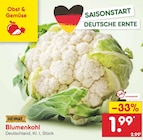 Blumenkohl im Netto Marken-Discount Prospekt Blumenkohl von HEIMAT im aktuellen Netto Marken-Discount Prospekt für 1,99 €