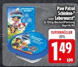 Schinkenwurst Angebote von Paw Patrol bei EDEKA Heidenheim für 1,49 €