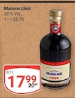Mumme Likör Angebote bei GLOBUS Braunschweig für 17,99 €