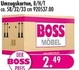 Umzugskarton von  im aktuellen SB Möbel Boss Prospekt für 2,49 €